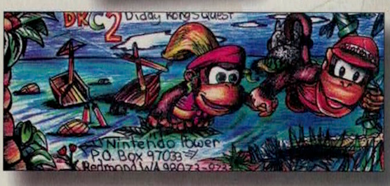 Illustration for article titled Back In The '90s, Nintendo Power Helped A Shy Fan Show Her Envelope Art To The World